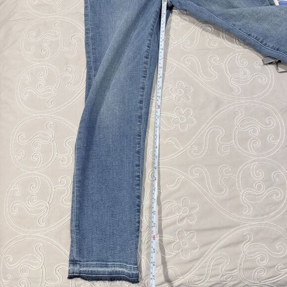 Madewell The Perfect Vintage Jean Size 26 High Rise Straight Raw Hem Denim Blue - Picture 5 of 12
